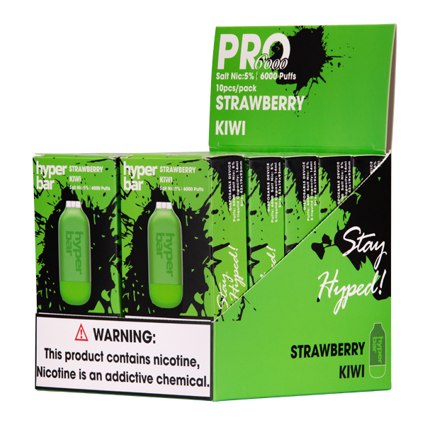 Strawberry Kiwi Hyper Bar Pro 6000 - Image 3