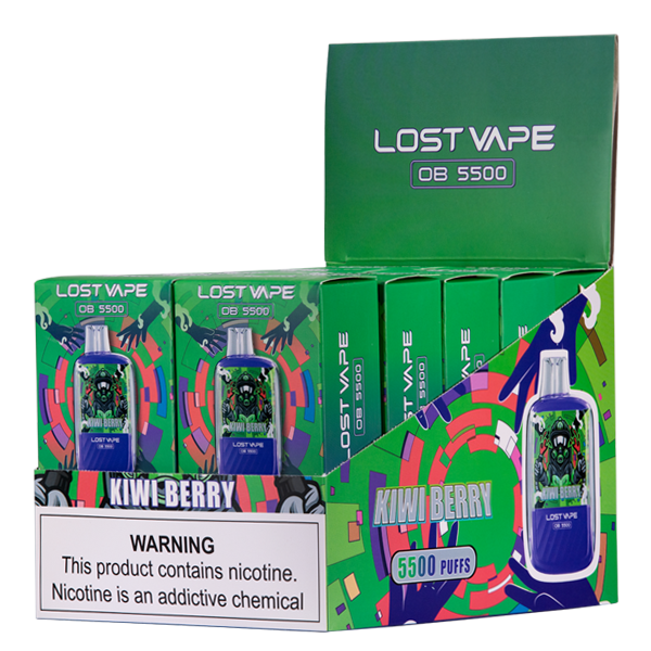 Kiwi Berry Lost Vape OB5500 - Image 2