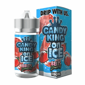 Candy King on Ice Belts Strawberry 100ml Vape Juice