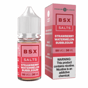 Glas BSX Strawberry Watermelon Bubblegum Nic Salt Vape Juice 30ml