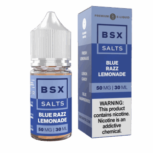 Glas BSX Blue Razz Lemonade Nic Salt Vape Juice 30ml
