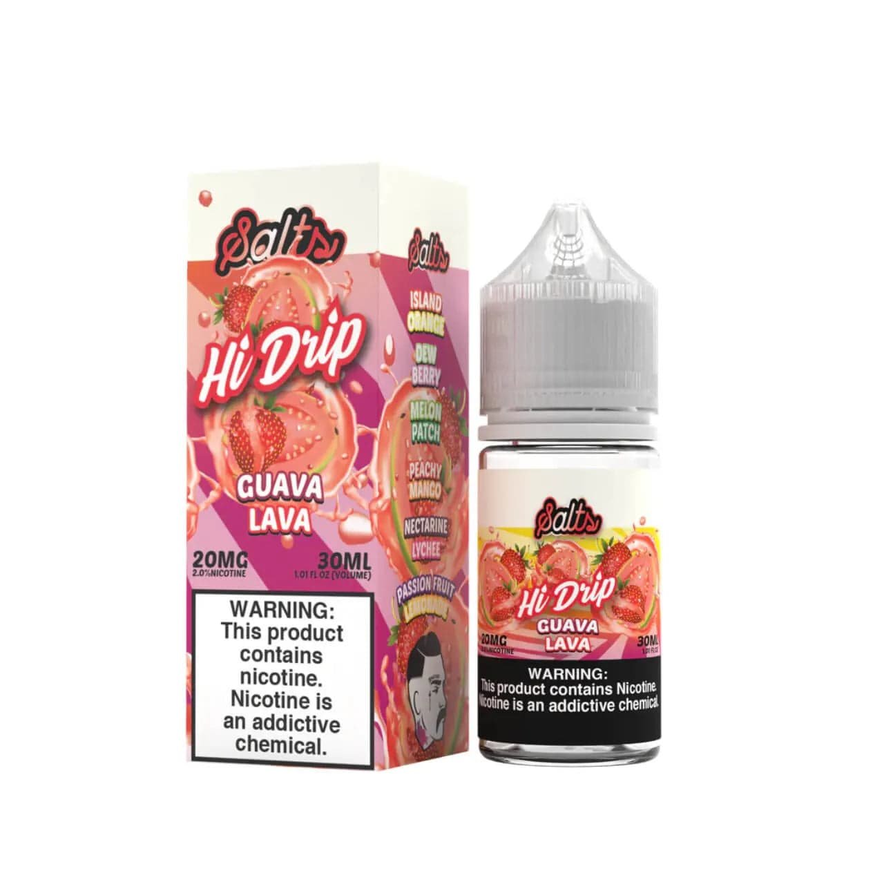 Guava Lava Nic Salt Vape Juice 30ml – Hi Drip