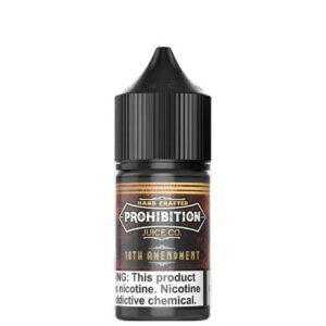 Prohibition Juice 18th Amendment 30ml Nic Salt Vape Juice